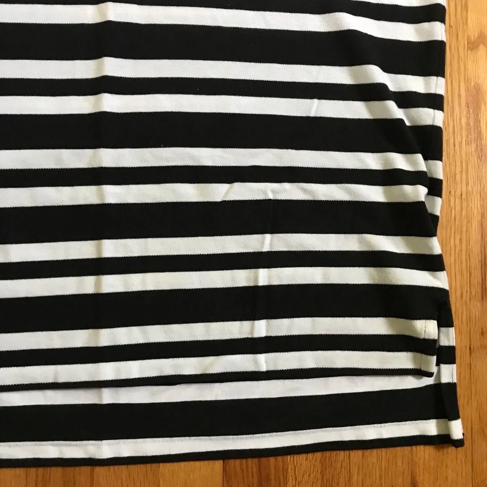 Polo by Ralph Lauren Black & White Stripe Polo XL